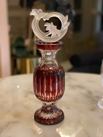 Crimson Bloom Flacon Perfume Bottle