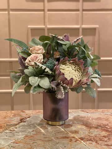 Protea Silk Faux Flower Arrangement