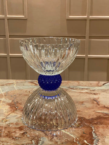 Azur Crystal Double Bowl