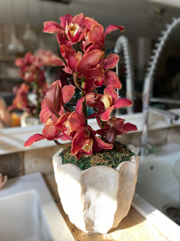 Crimson Charm Flower Arrangement