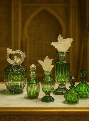 Emerald Bloom Crystal Gift Set