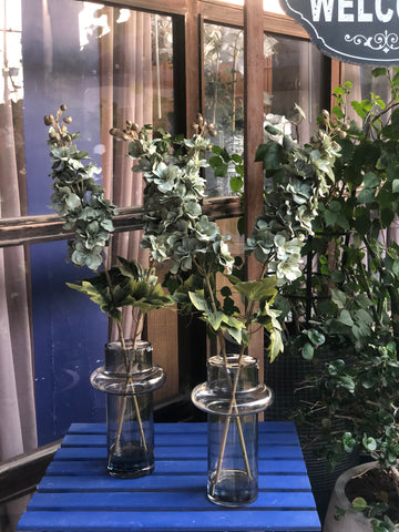 Silk Faux Delphinium Arrangement in Gel