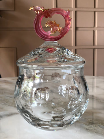 Rouge Fleur Bonbonniere Crystal Jar