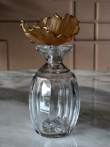 Ochre Fluer Crystal Perfume Bottle
