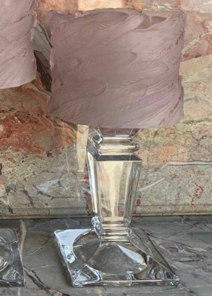 Frosted Plush Crystal Candle Lantern