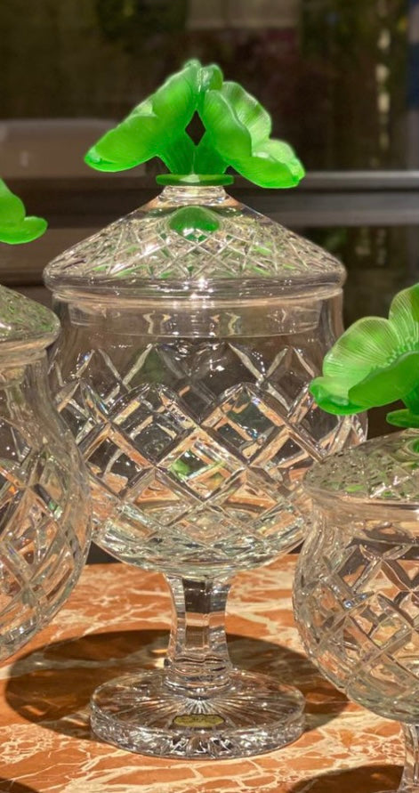 Emerald Crystal Jars