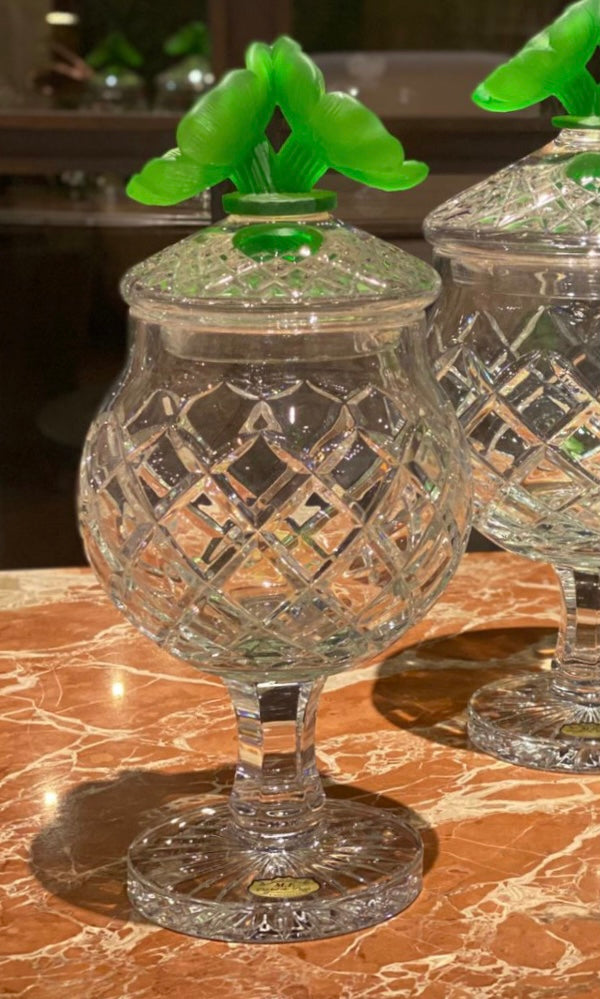 Emerald Crystal Jars
