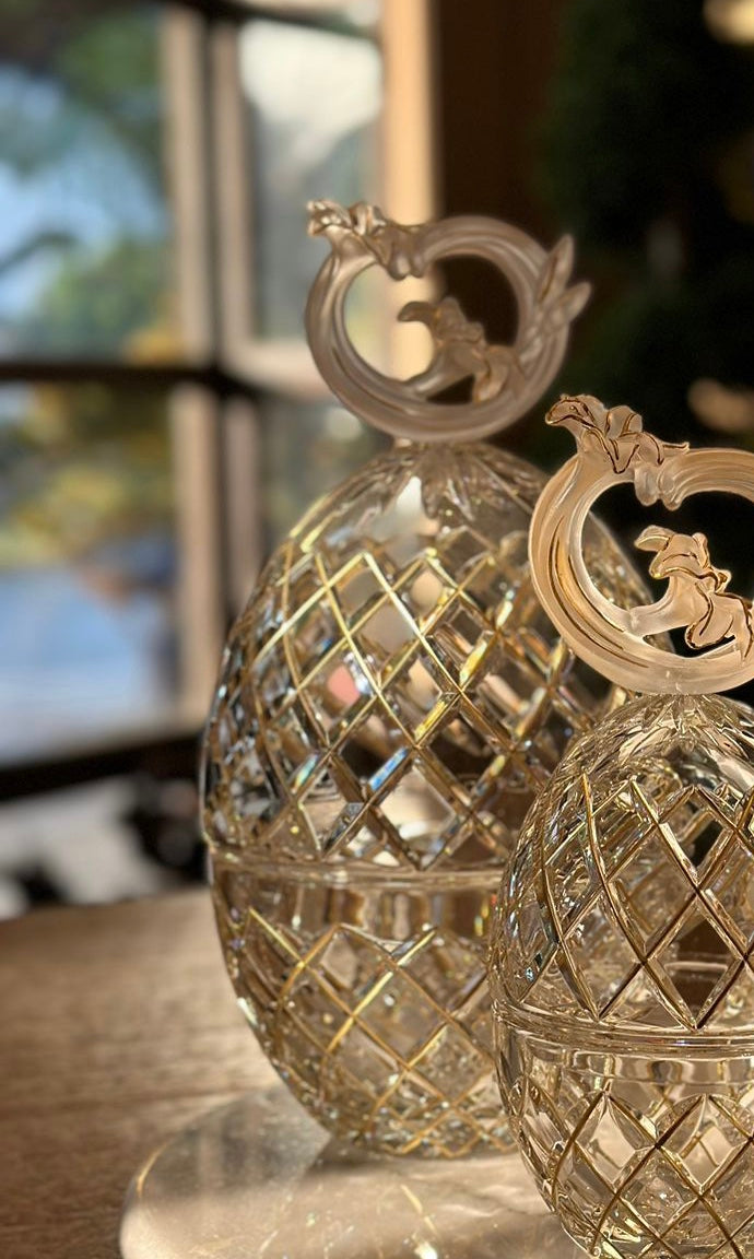 Timeless Crystal Gift Set with Marble Tray