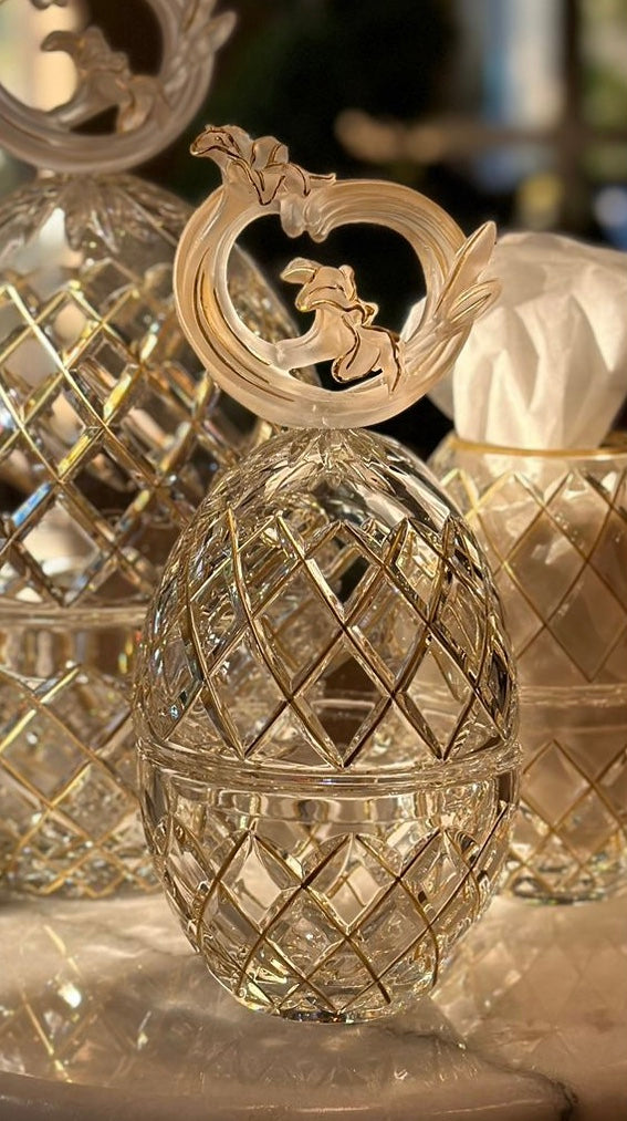 Timeless Crystal Gift Set with Marble Tray