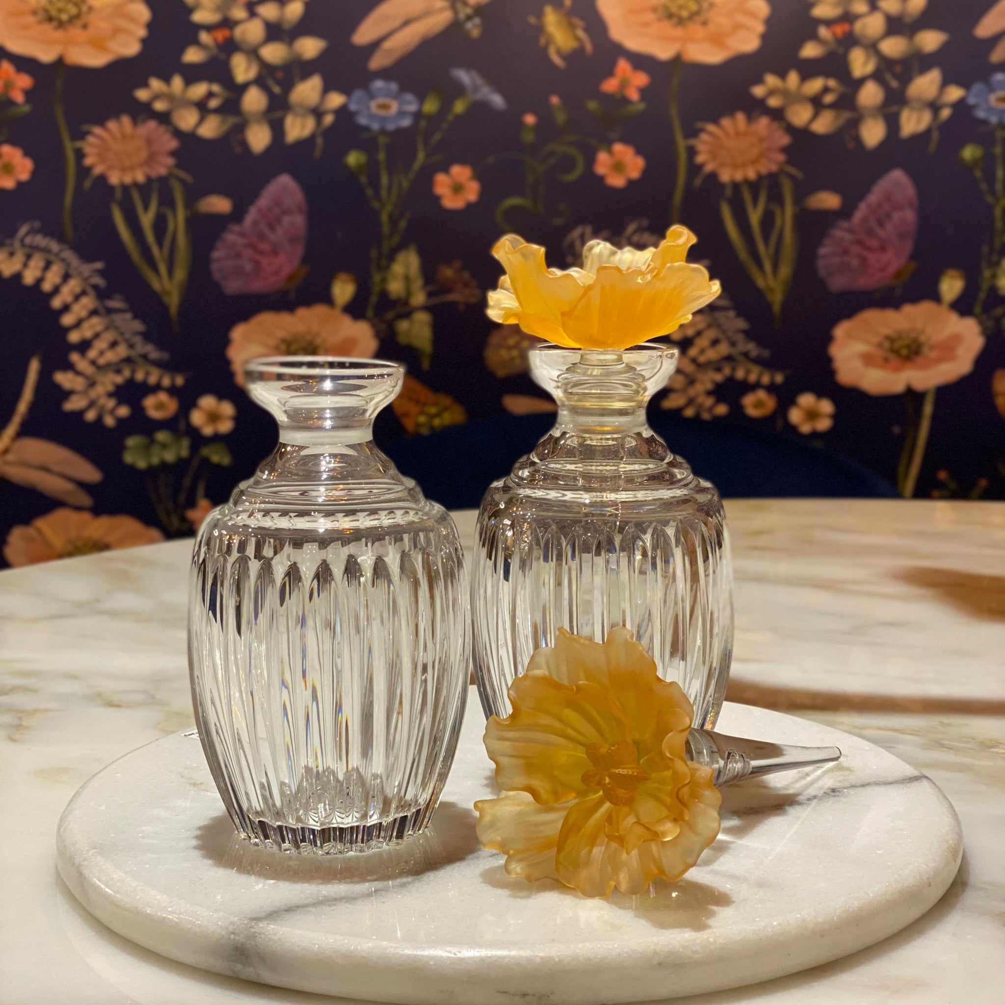 Ochre Fleur Crystal Perfume Bottles Gift Set
