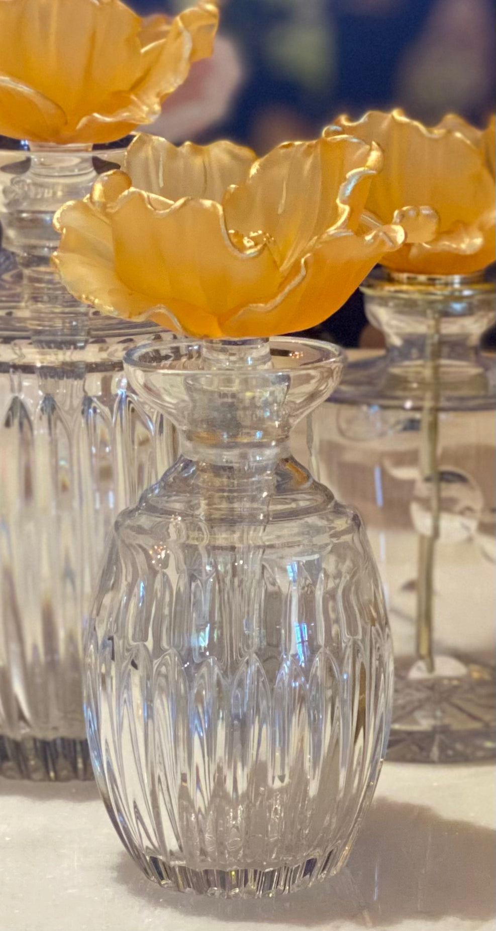 Amber Fleur Crystal Gift Set