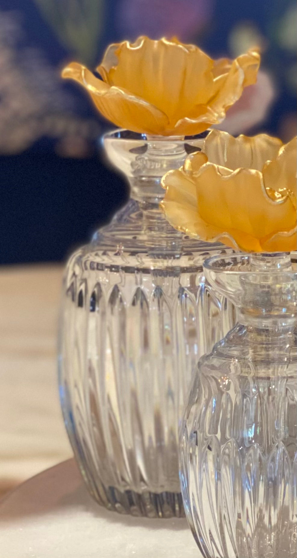 Amber Fleur Crystal Gift Set
