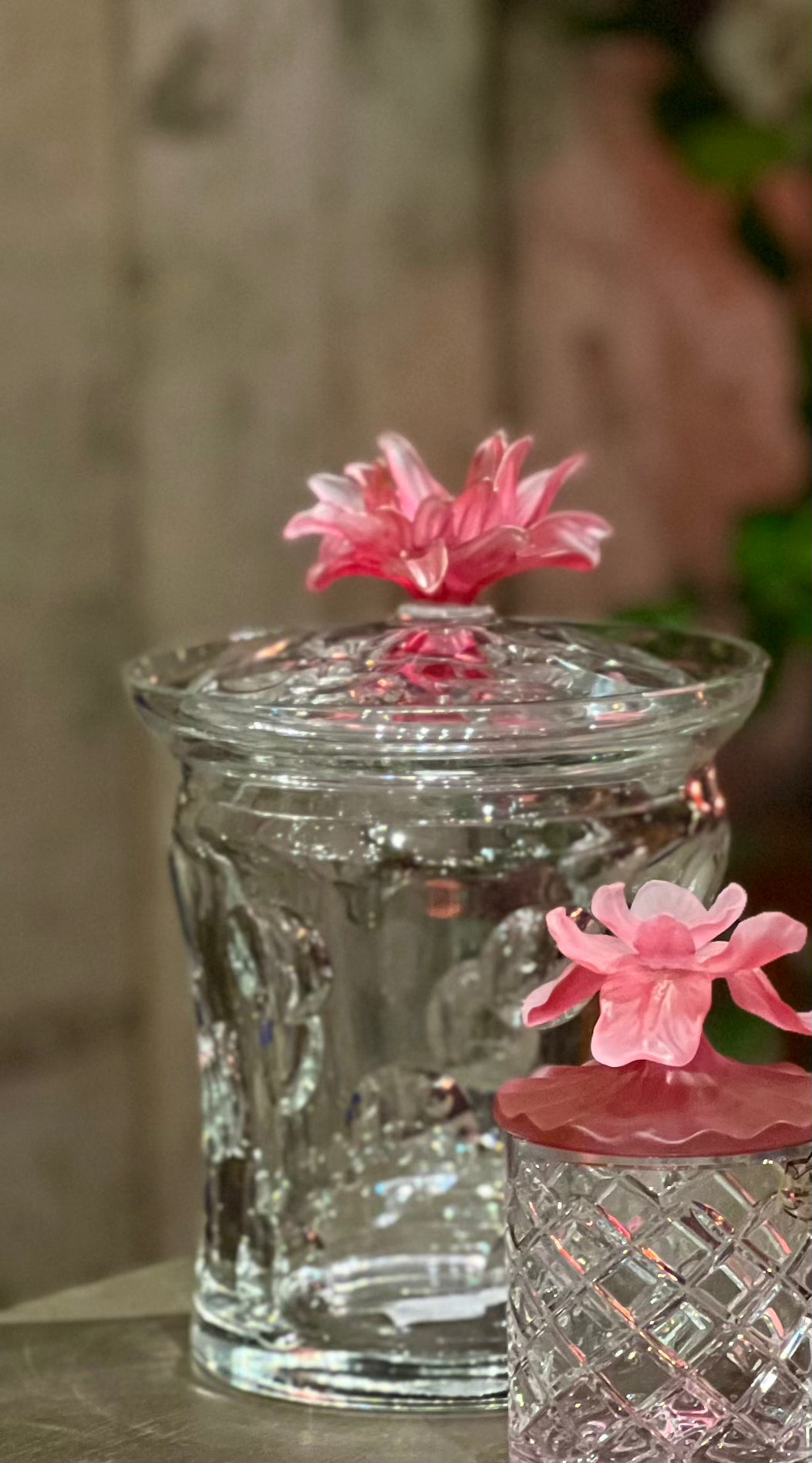 Carmine Fleur Crystal Gift Set