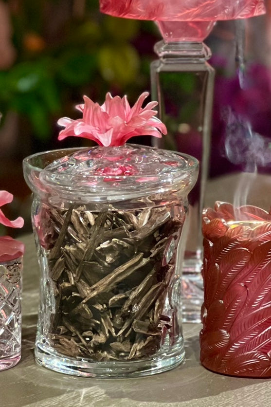 Carmine Fleur Crystal Gift Set