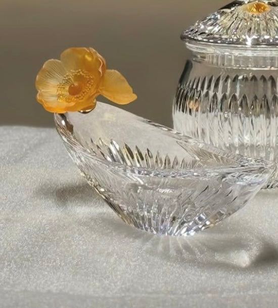 Amber Bloom Crystal Gift Set
