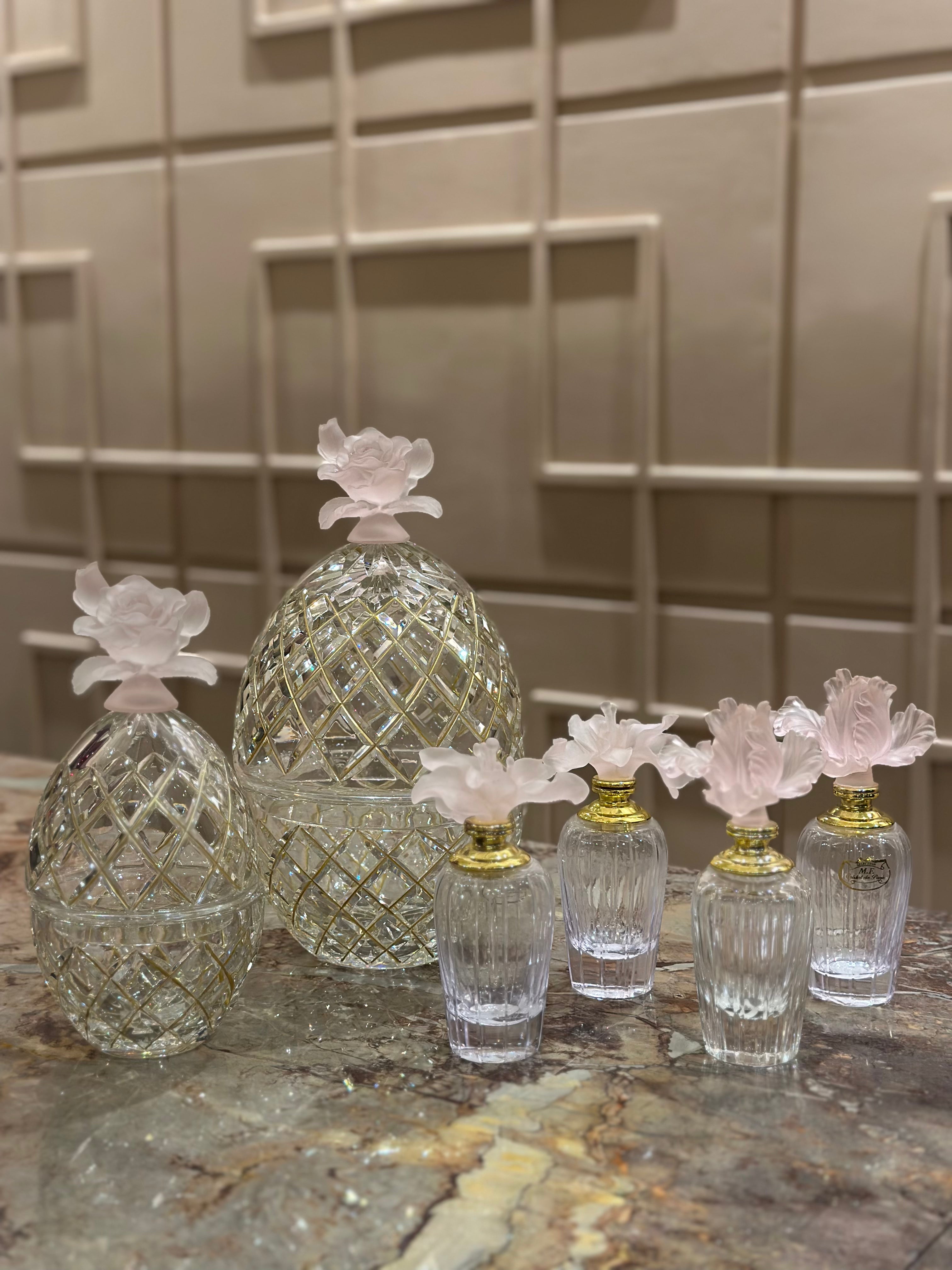 Rosy Bloom Crystal Set