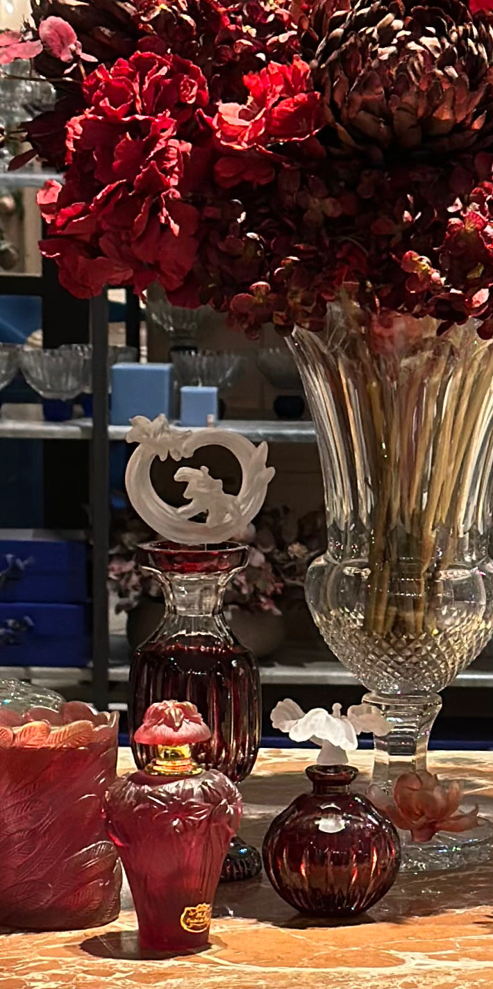 Crimson Bloom Crystal Set