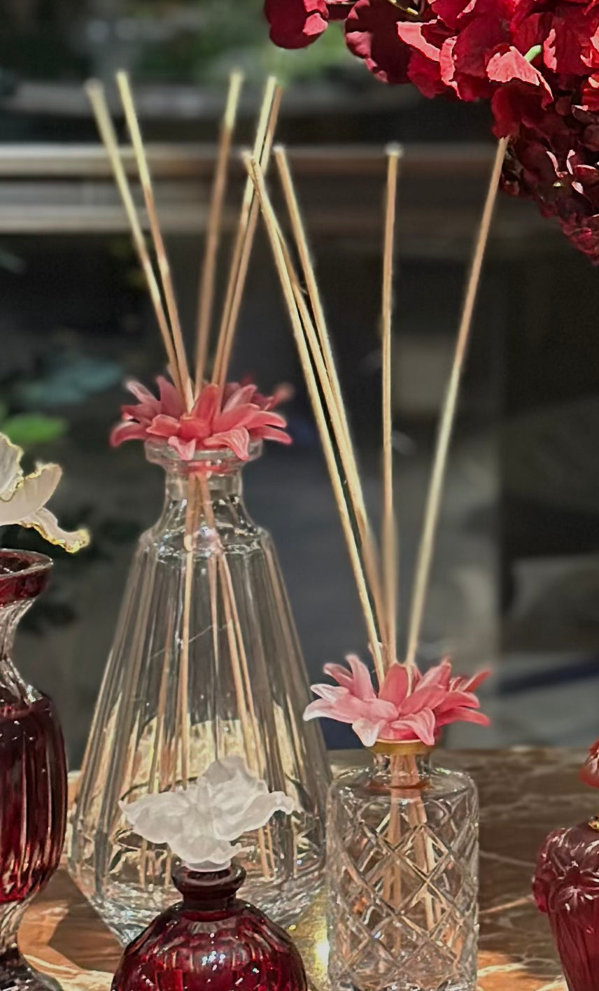 Red Blossom Crystal Set