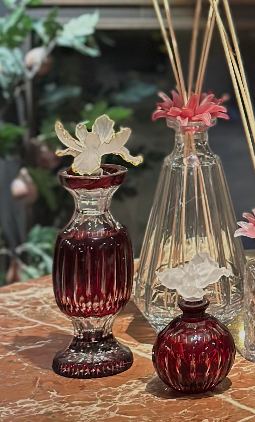 Red Blossom Crystal Set