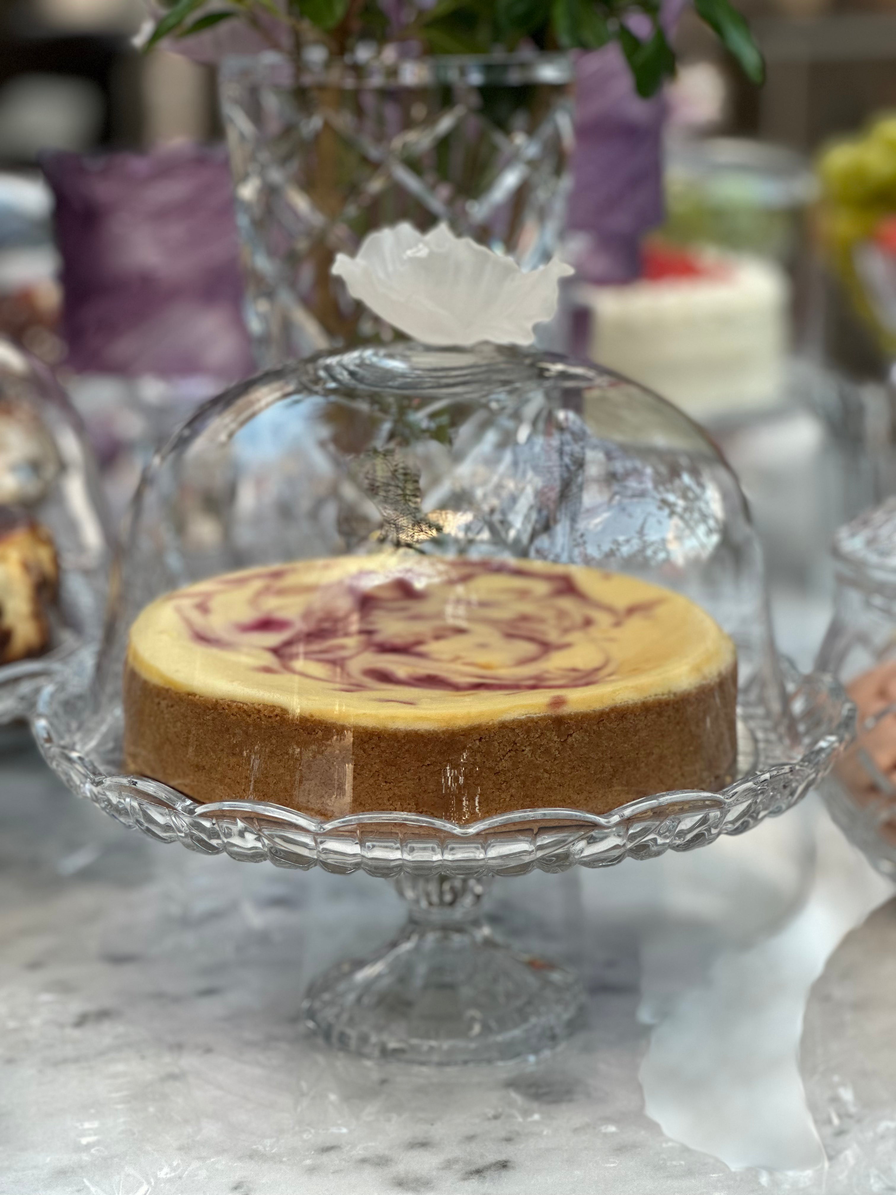 Mauve Blossom Crystal Set