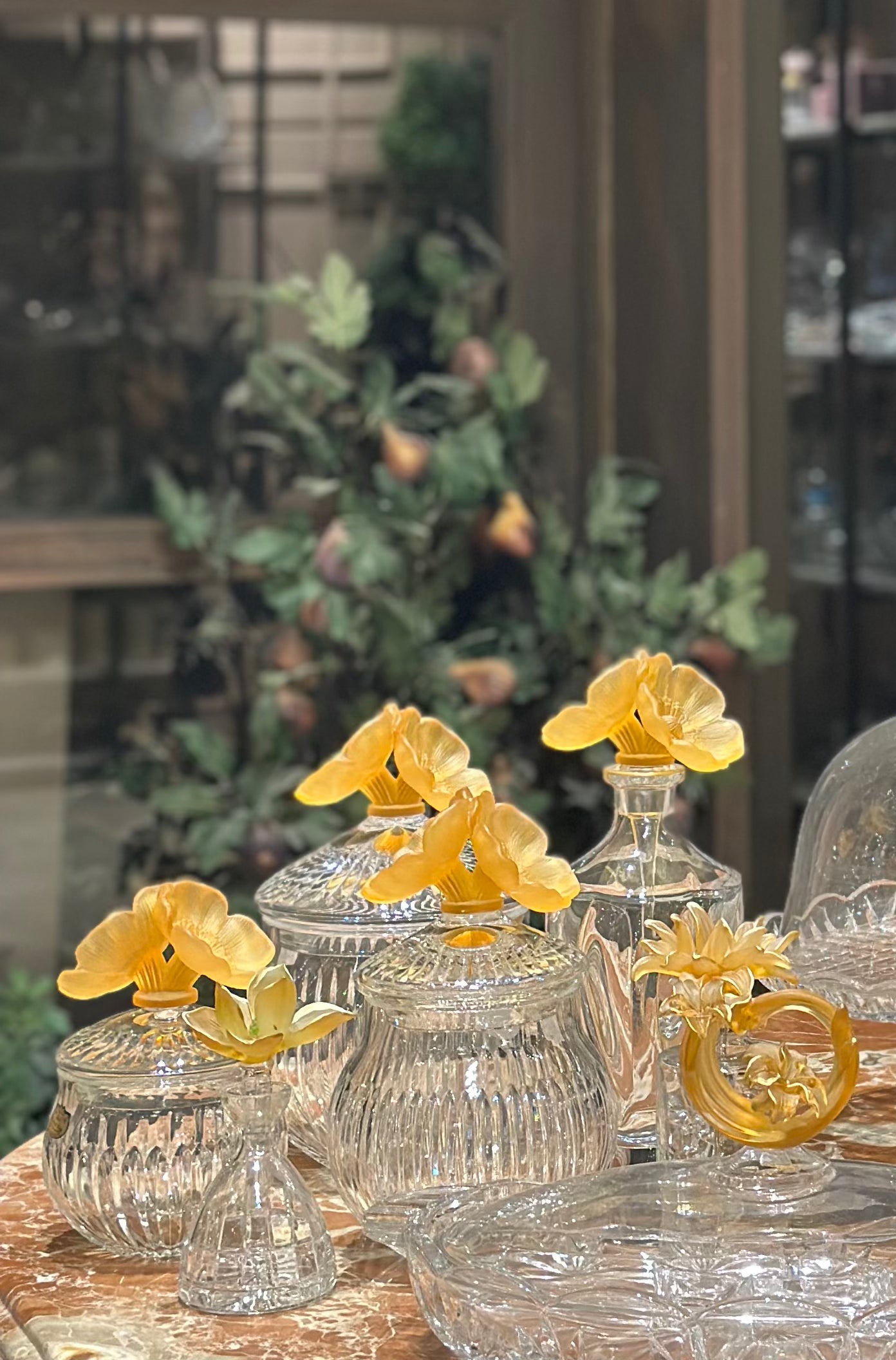 Royal Amber Crystal Gift Set