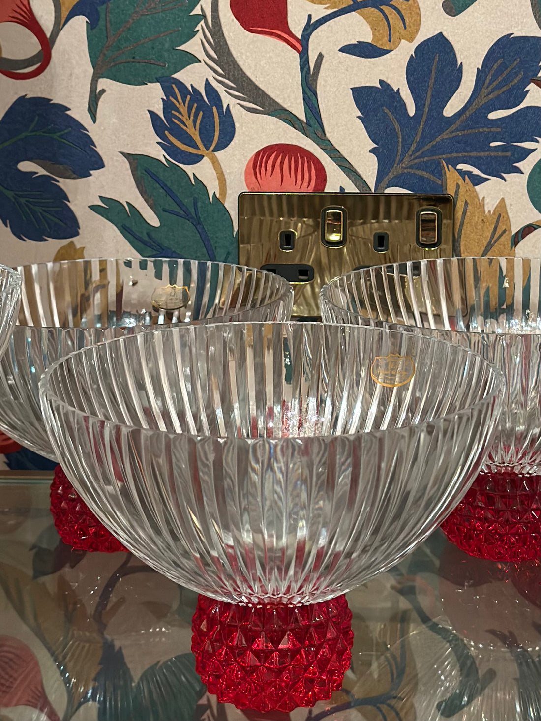 Royal Red Crystal Bowl