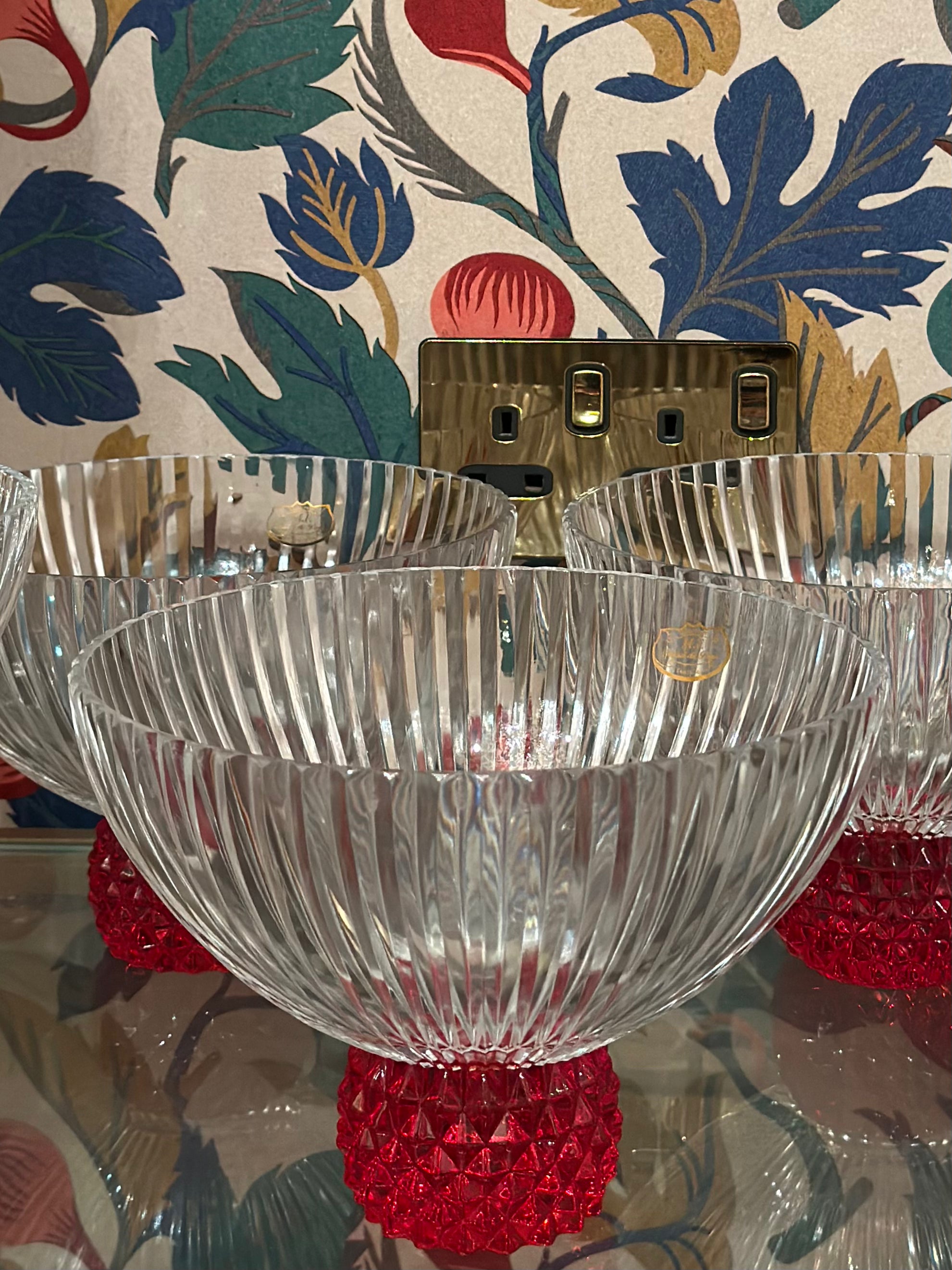 Royal Red Crystal Bowl
