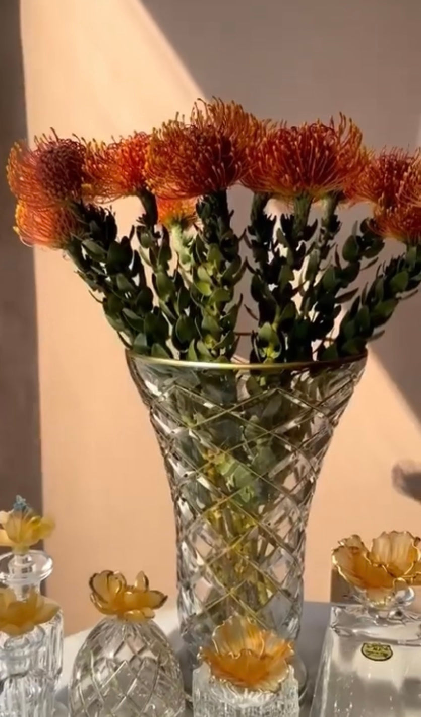 Ochre Fleur Crystal Gift Set