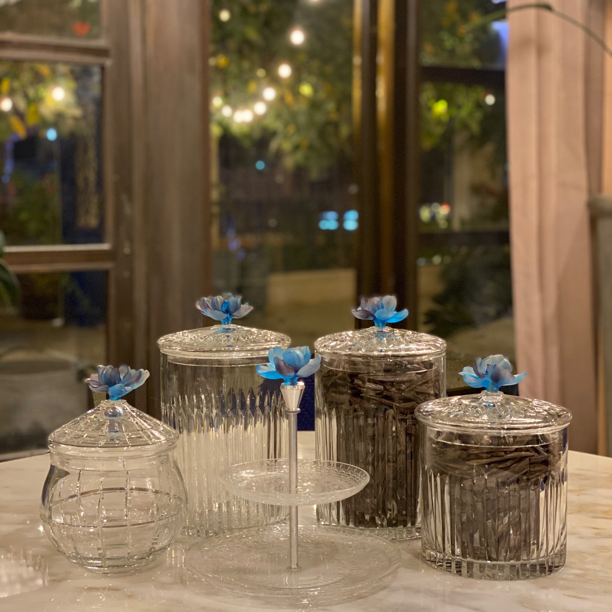 Anemone Blu Crystal Gift Set