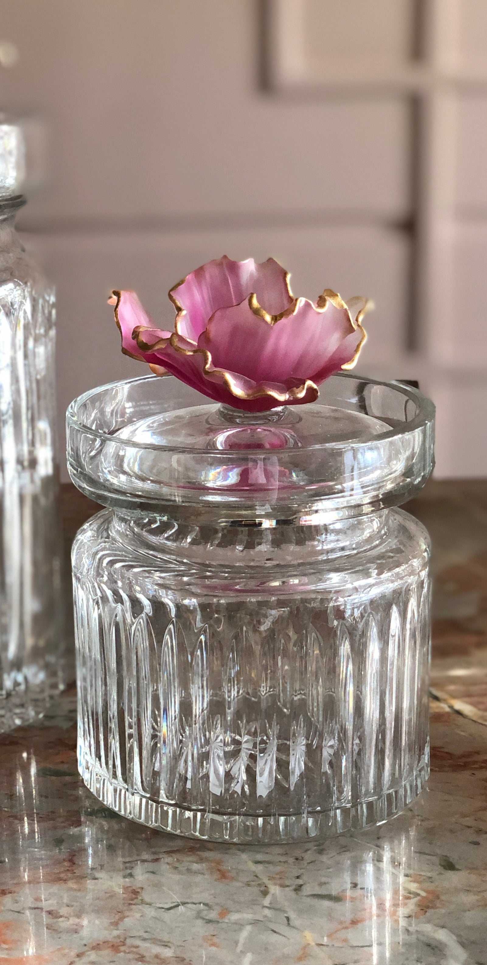 Roseate Fluer Crystal Jars