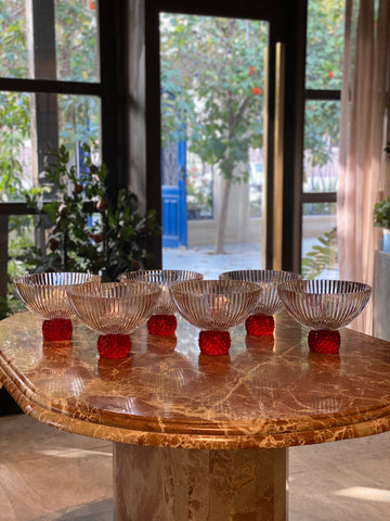 Royal Red Crystal Bowl