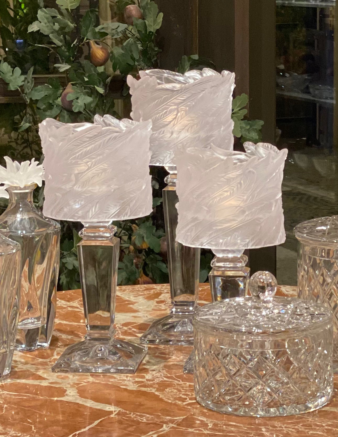 Ivory Blooms Crystal Gift Set