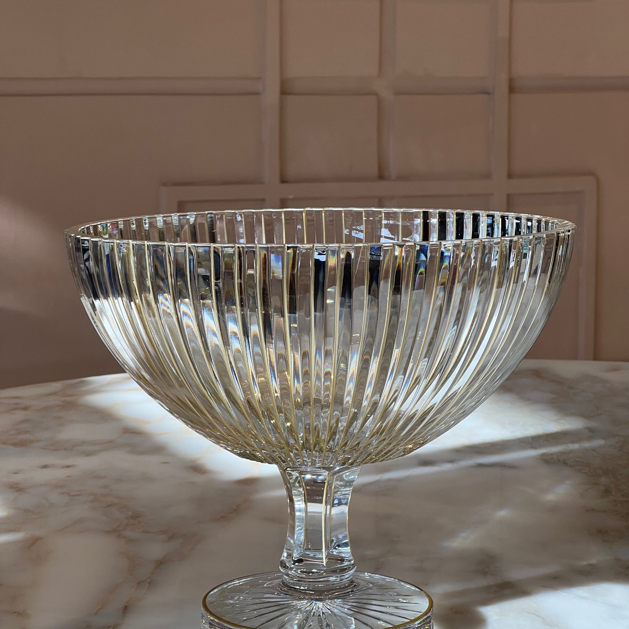 Elegance Footed Crystal Bowl