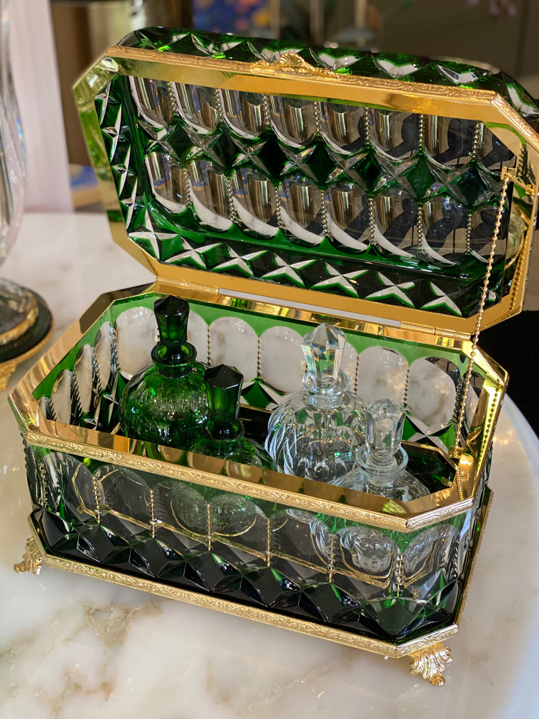 Emerald Crystal Gift Set