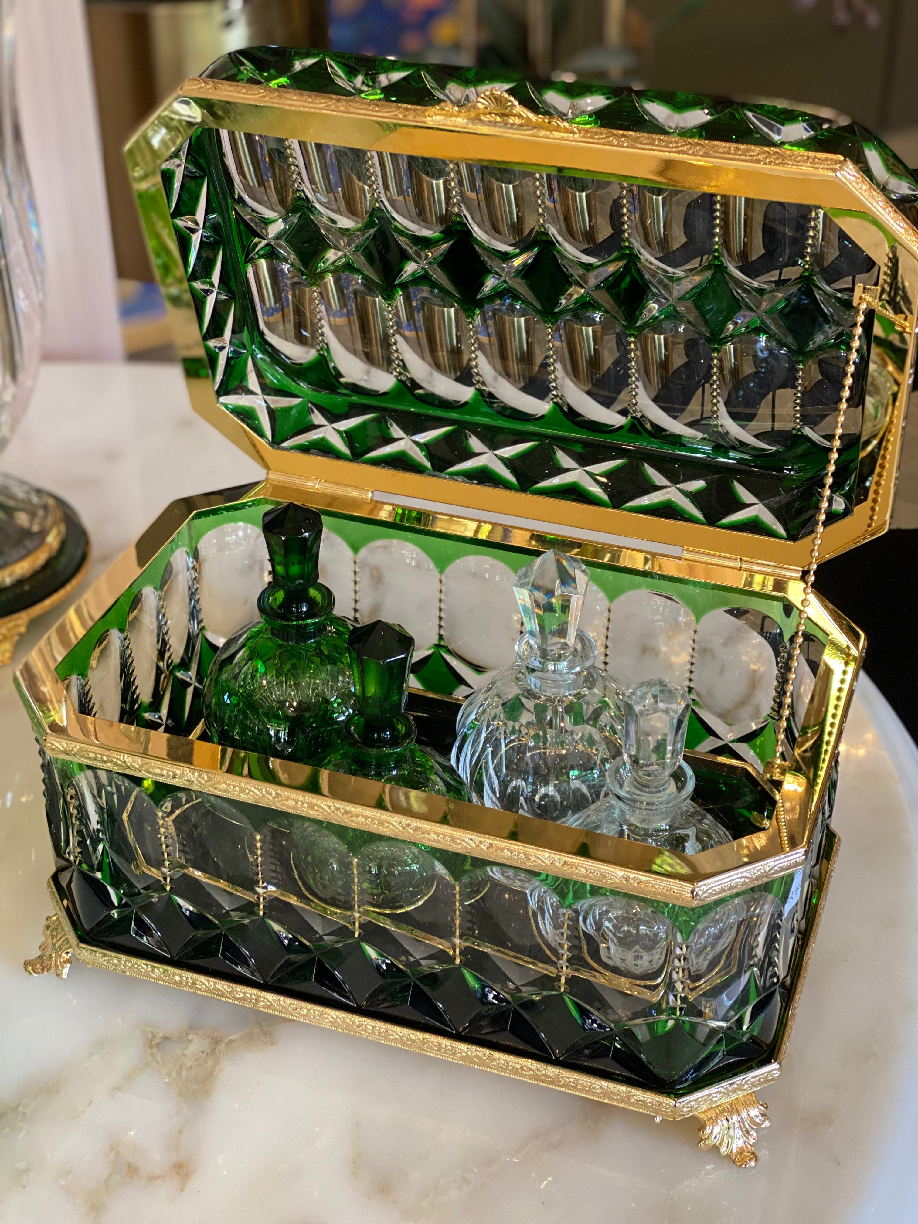 Emerald Crystal Gift Set