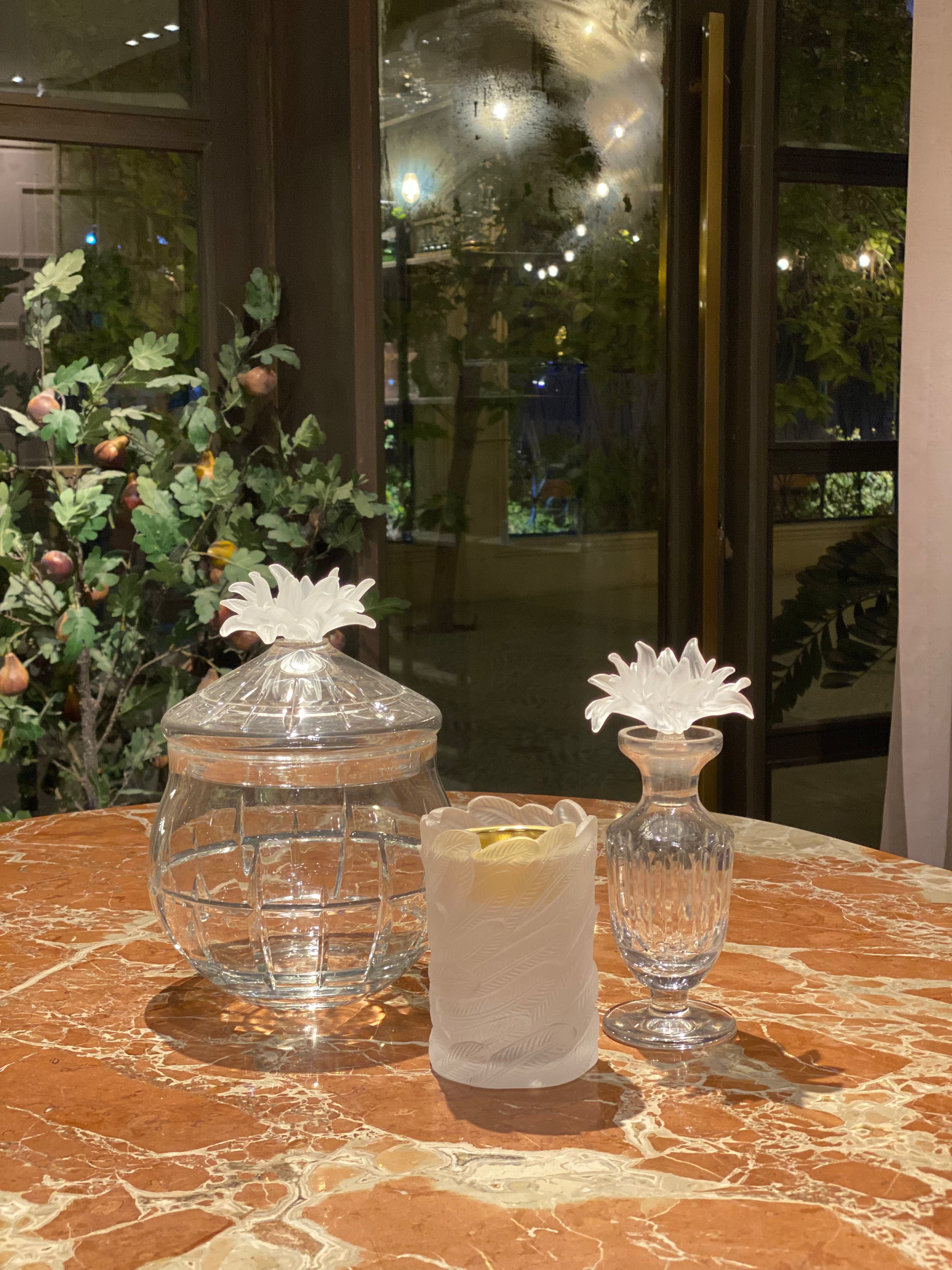 Blanc Fleur Crystal Set