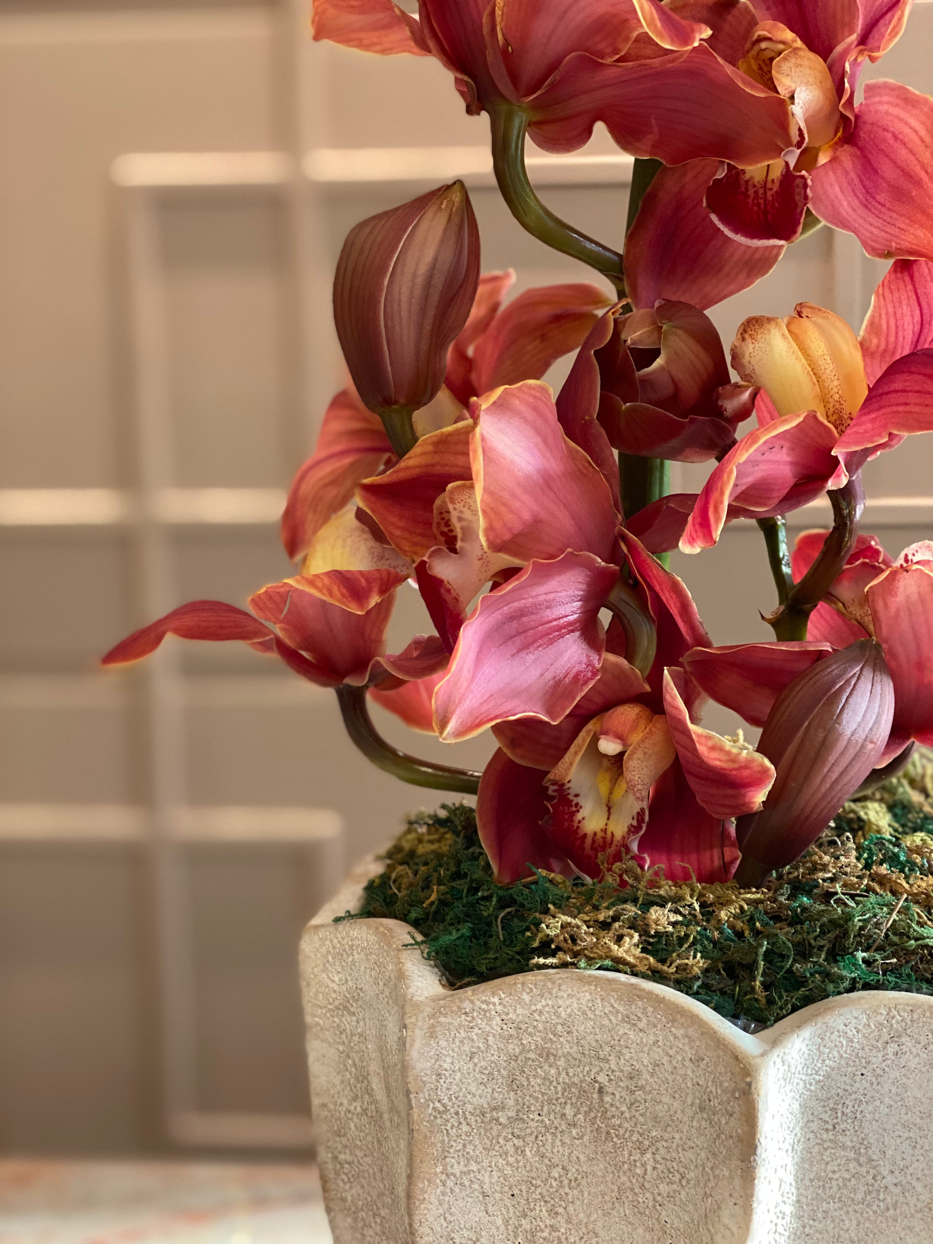 Crimson Charm Flower Arrangement