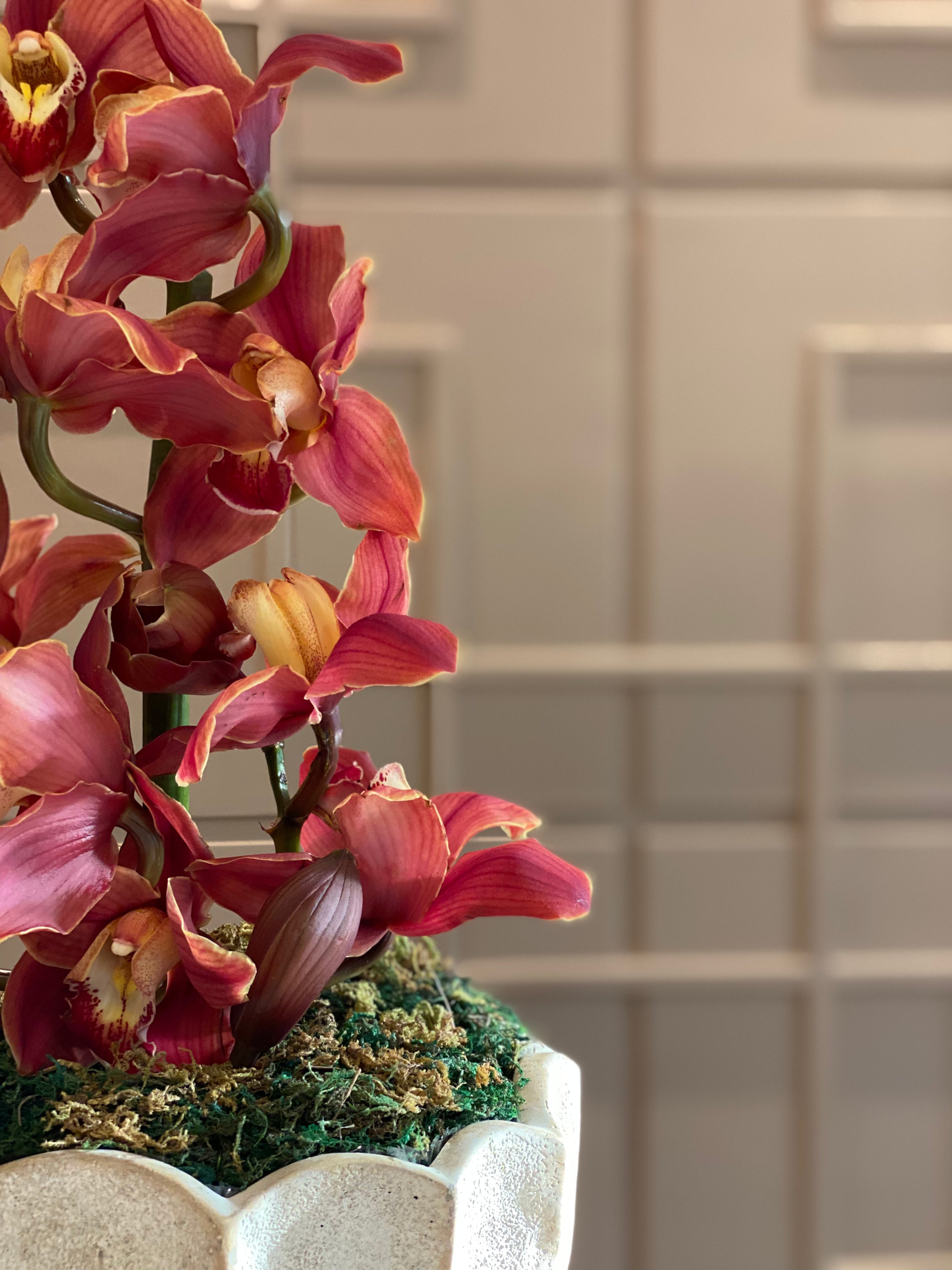 Crimson Charm Flower Arrangement