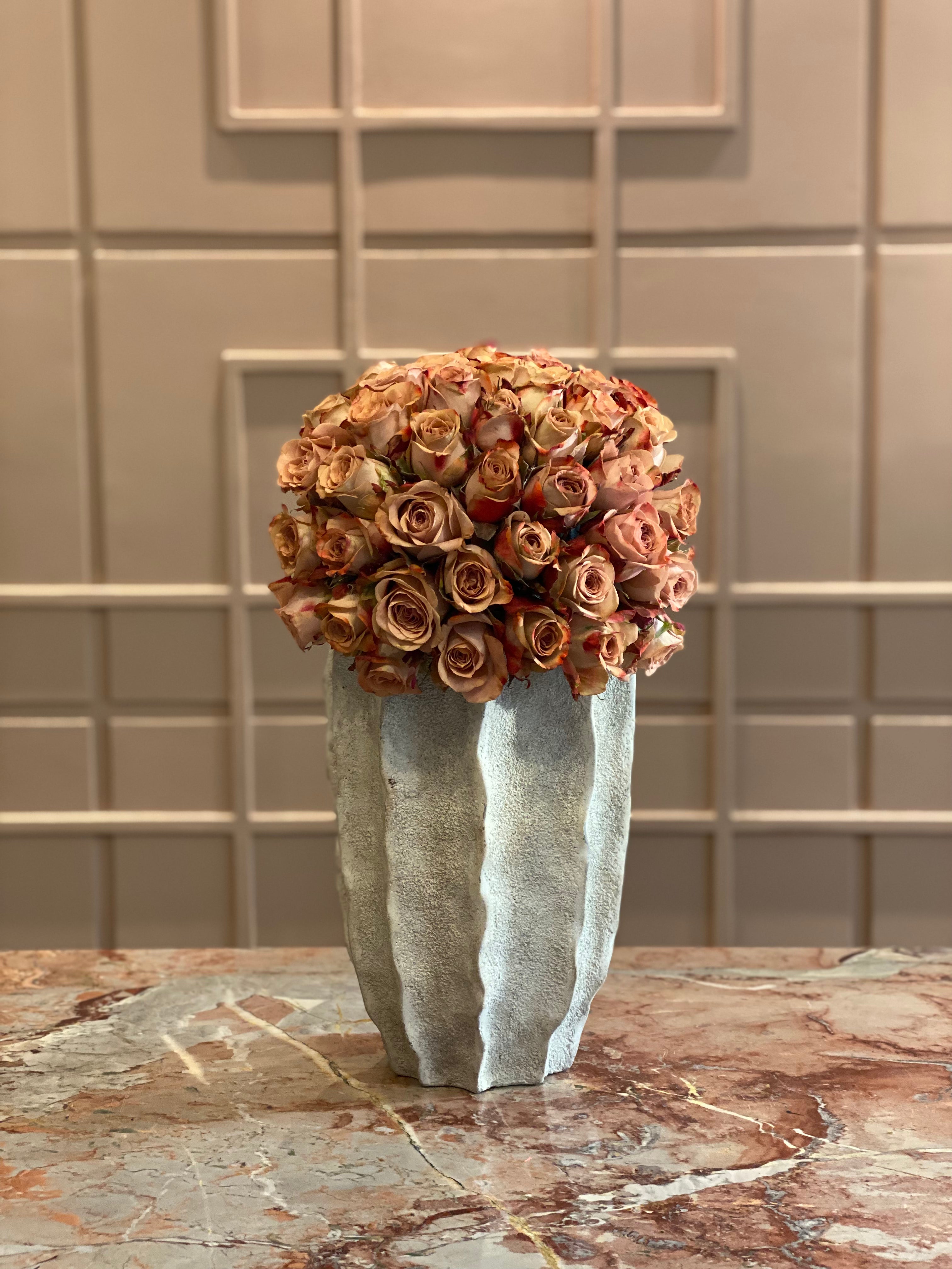 Rustic Cappucine Flower Arrangement