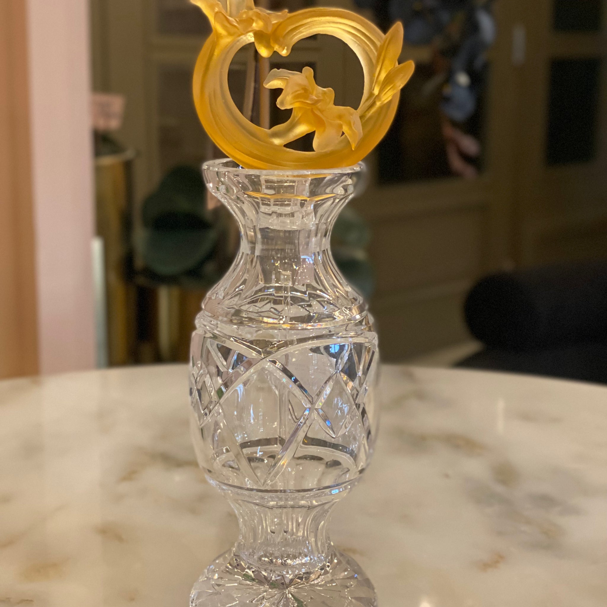 Ochre Fleur Flacon Perfume Bottle