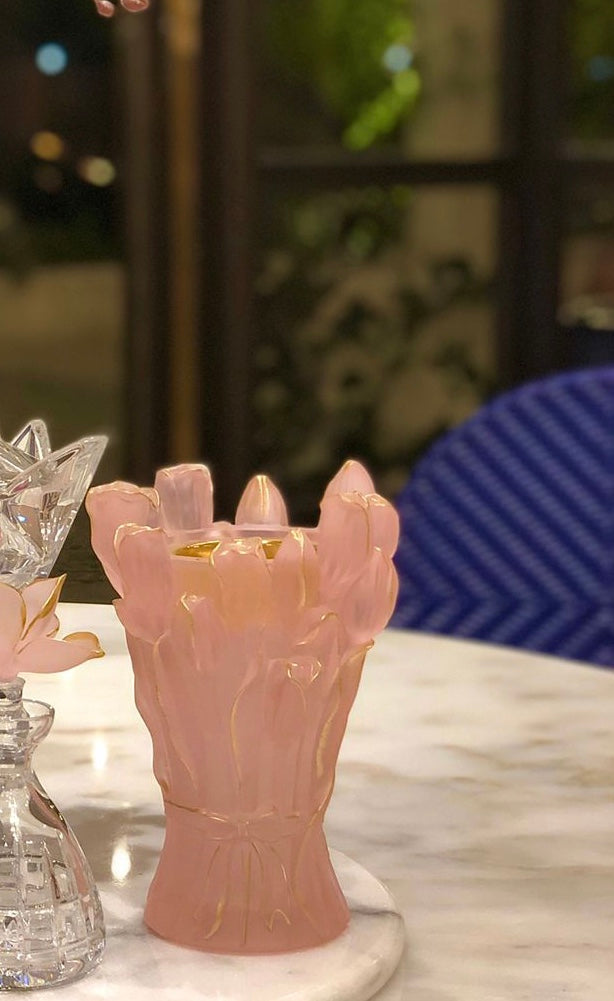 Coral Pink Crystal Gift Set