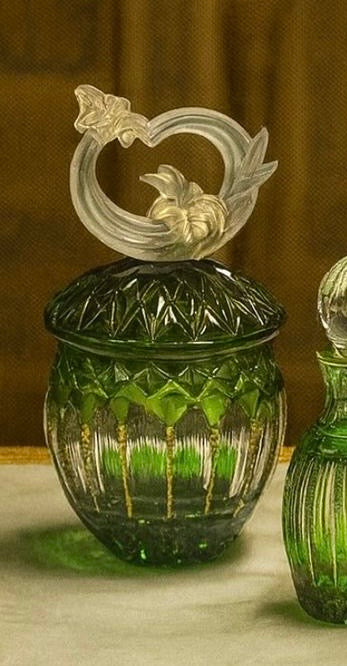 Emerald Bloom Crystal Gift Set