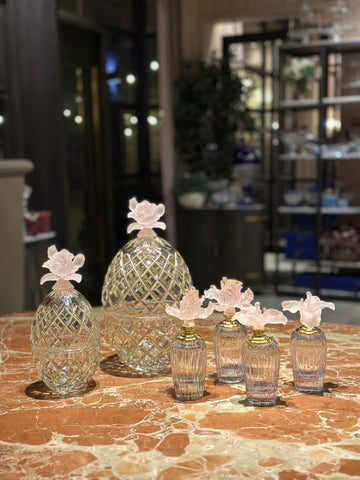 Rosy Bloom Crystal Set