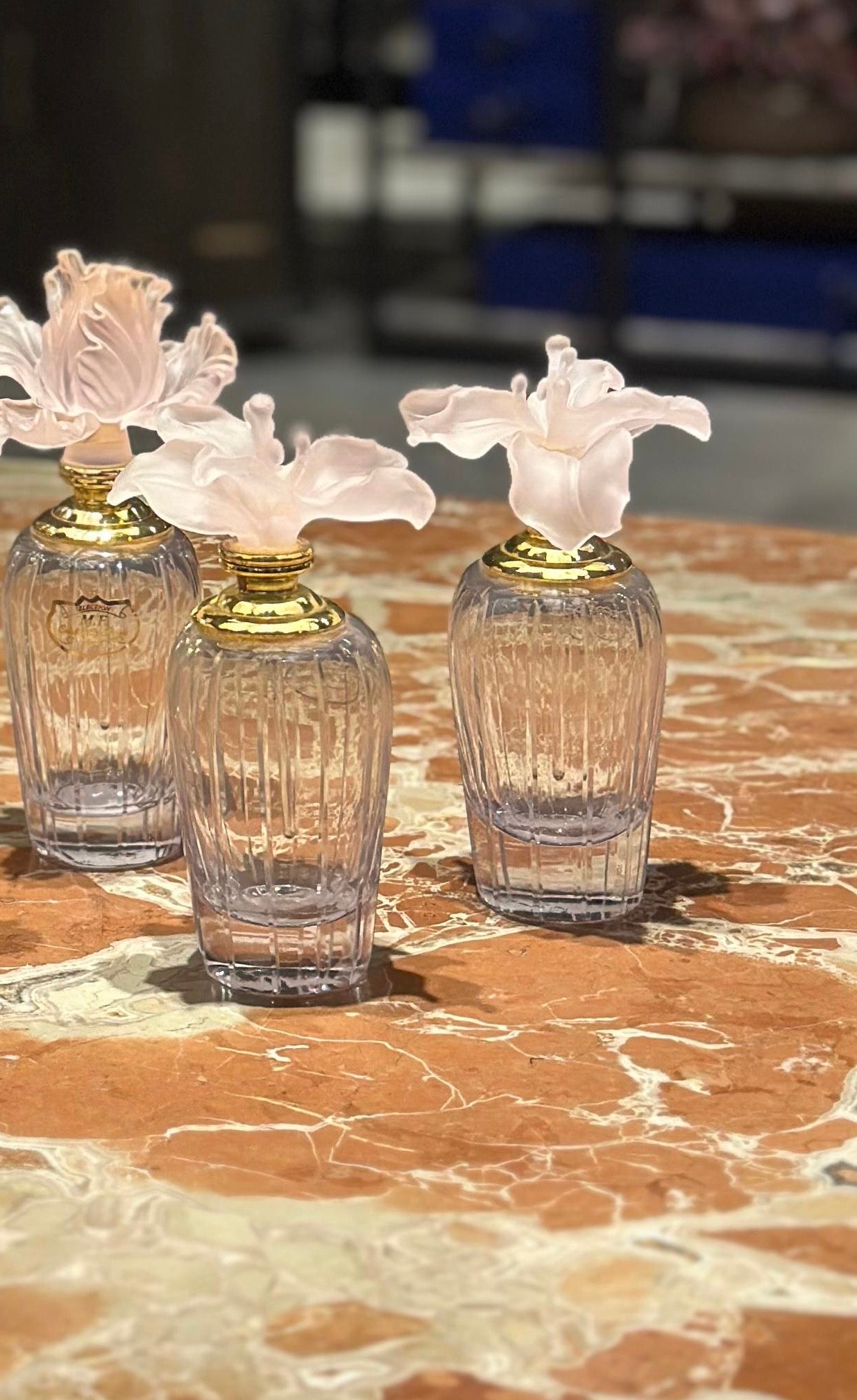 Rosy Bloom Crystal Set