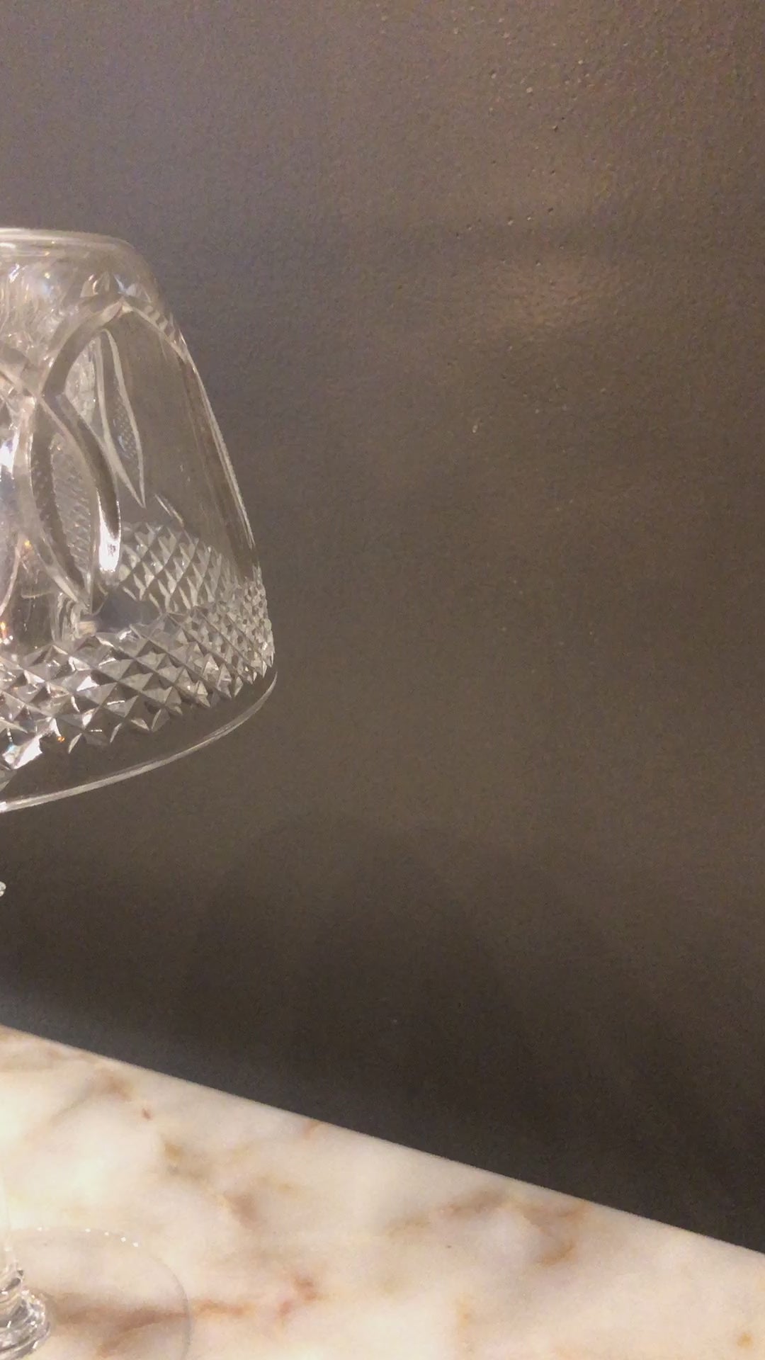 Classic Crystal Tea Candle Holder