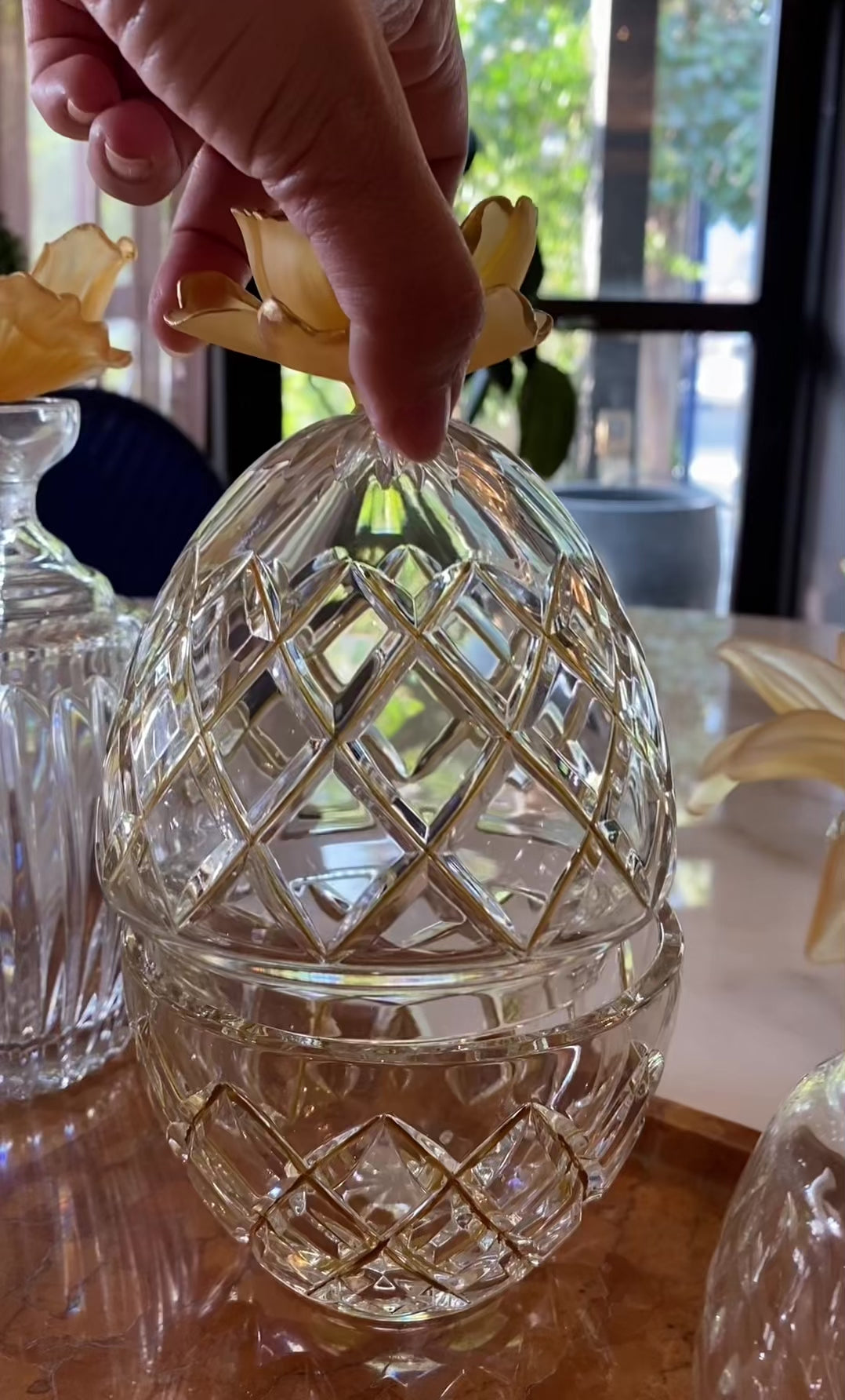 Amber Fleur Crystal Gift Set