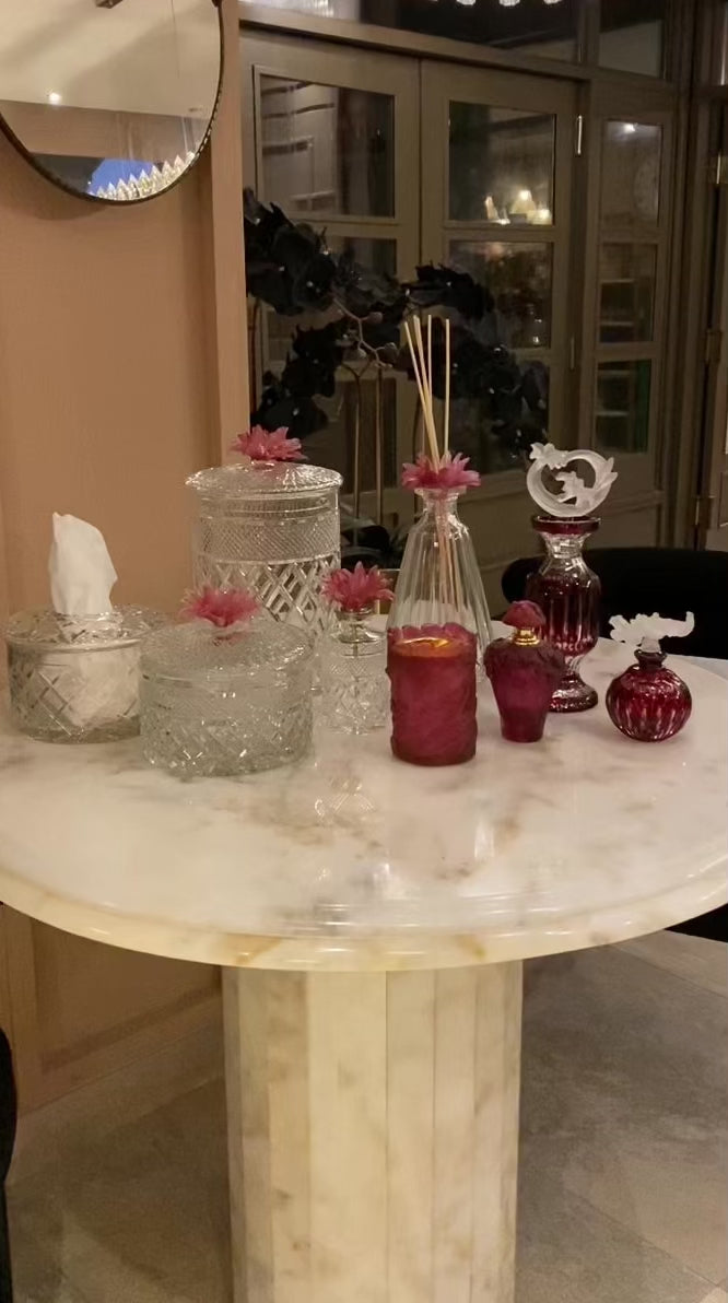 Chrysanthem Crystal Gift Set