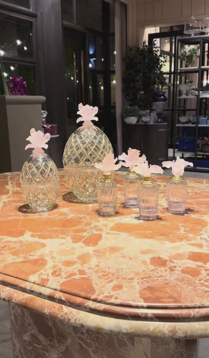 Rosy Bloom Crystal Set