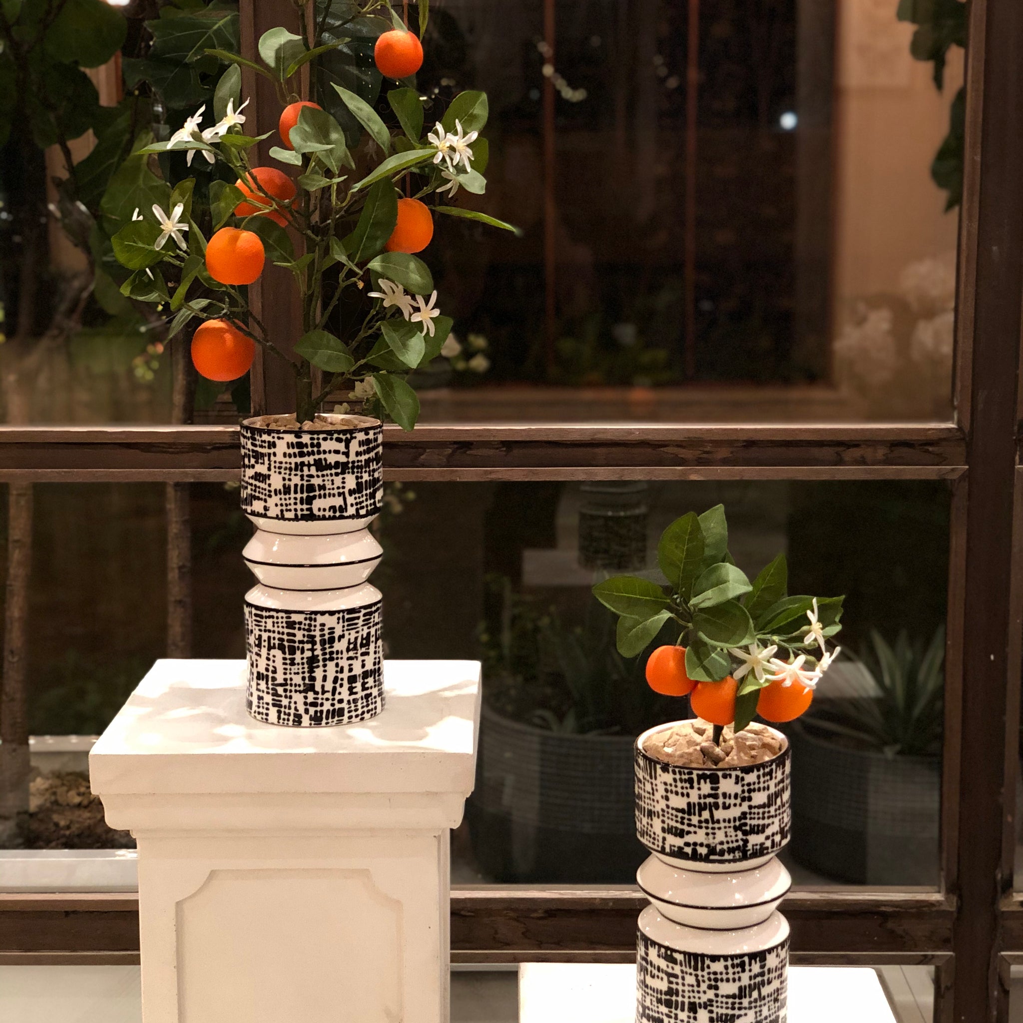 Faux Artificial Orange Tree