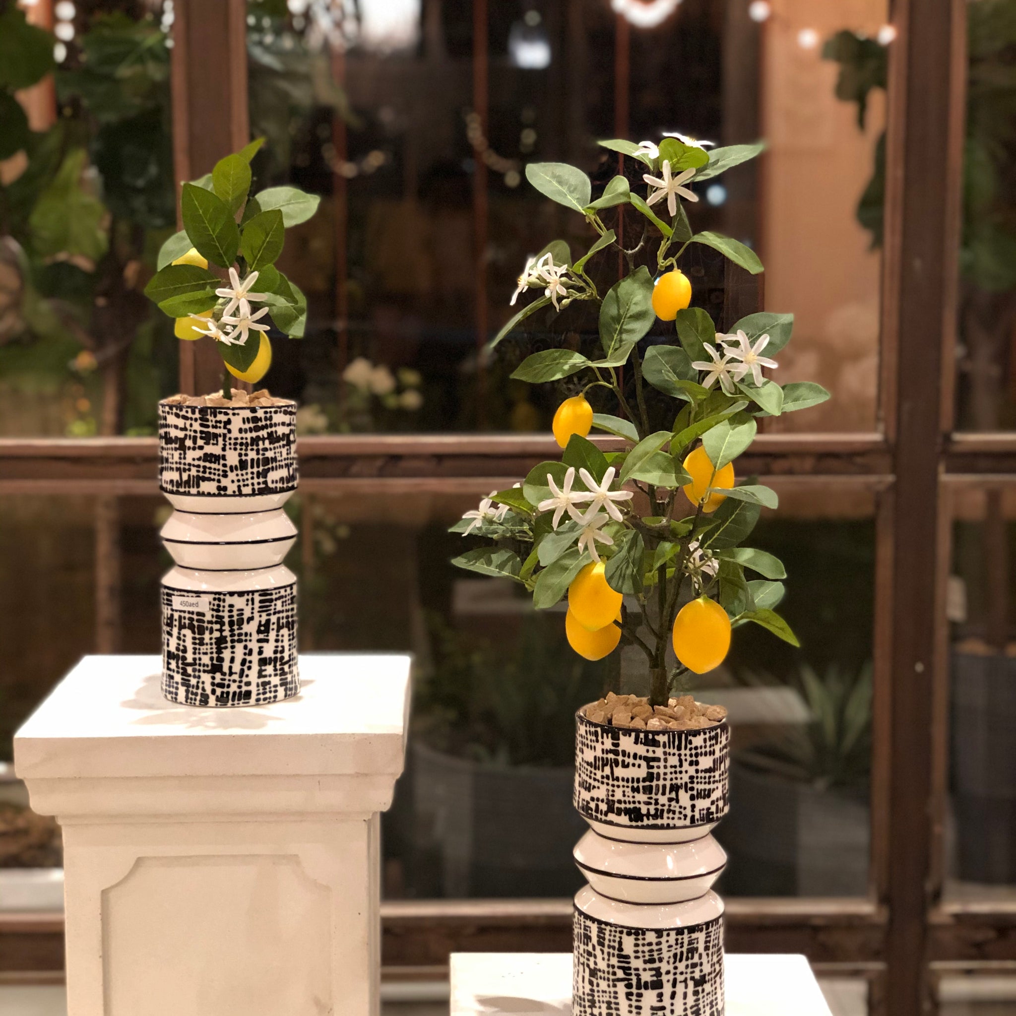 Faux Artificial Lemon Tree